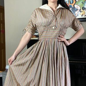 Vintage Striped Dress